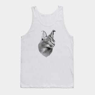 Caracal portrait Tank Top